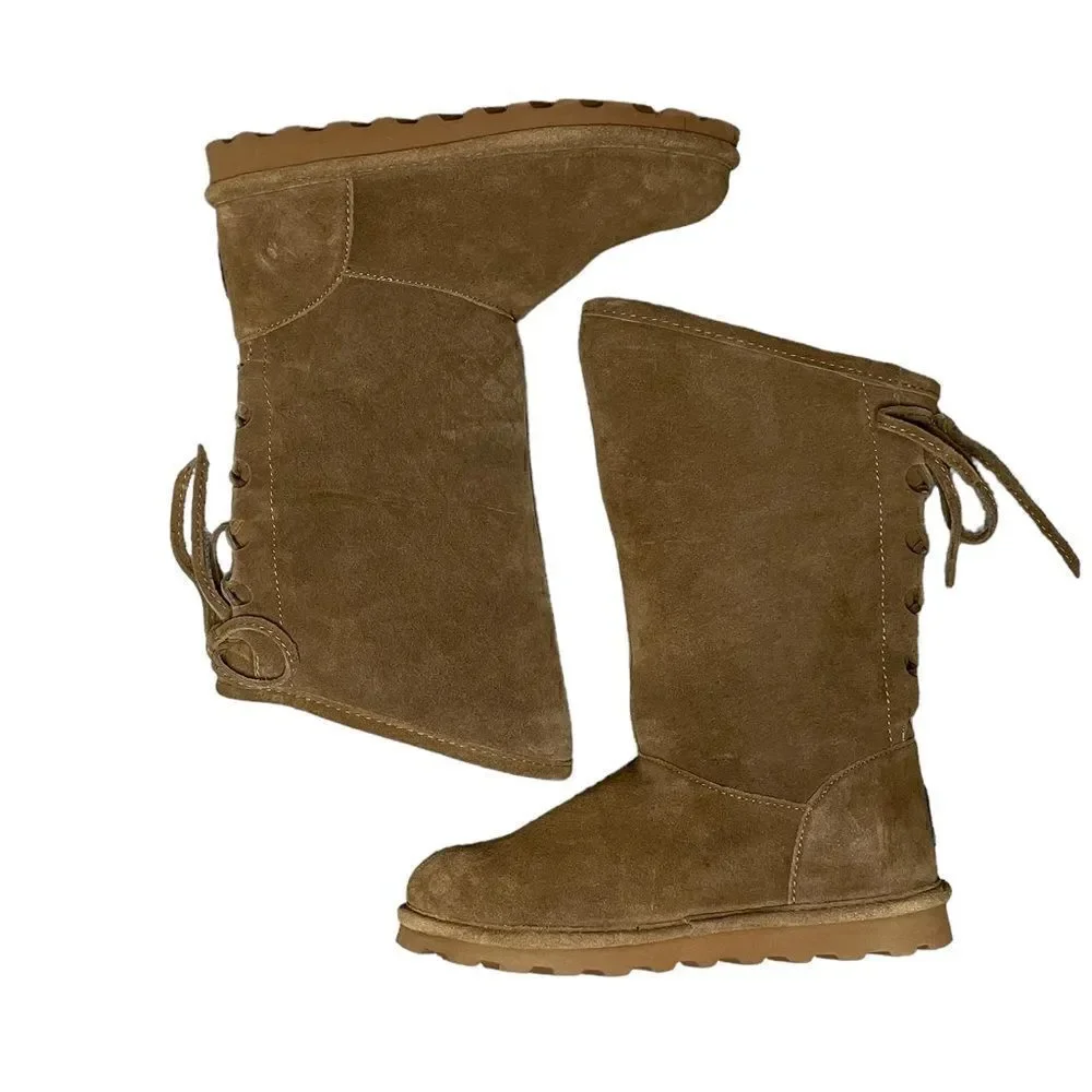 BearPaw Phylly Hickory Tall Suede Boots
